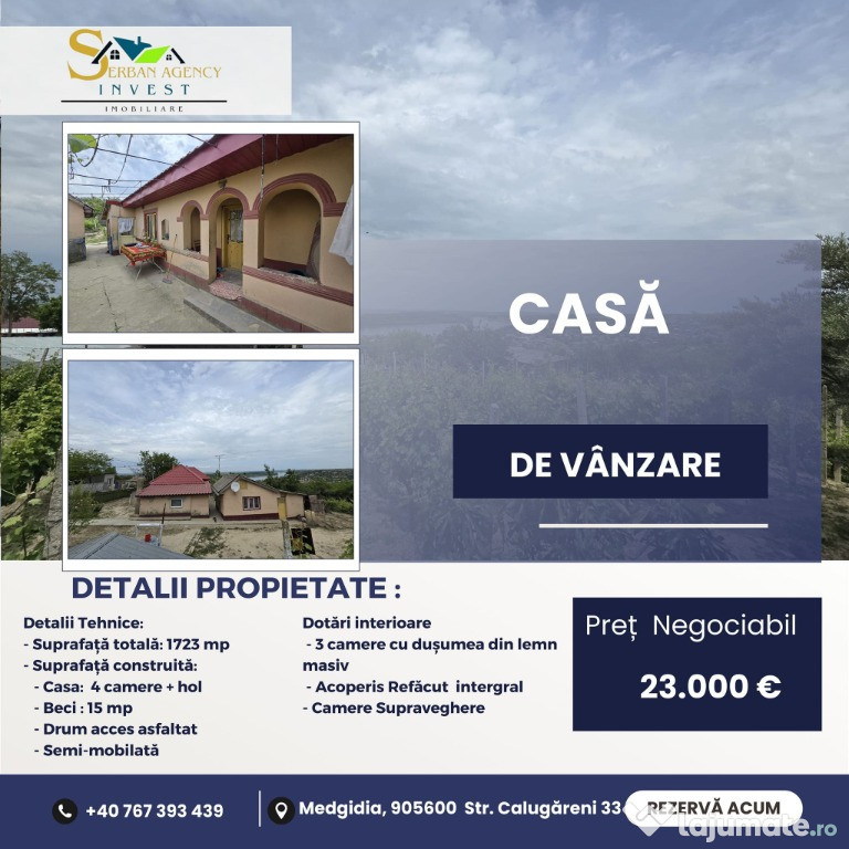 Casa de vanzare în Rasova