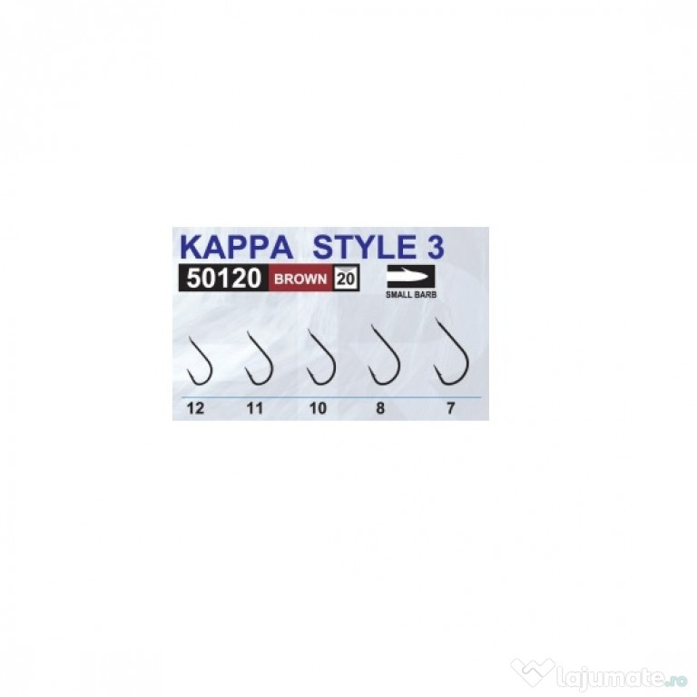 Carlig Owner 50120 Nr.12 Kappa Style 3 16buc/plic
