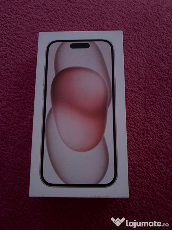 Iphone15 , pink , stare nou in cutie proprie