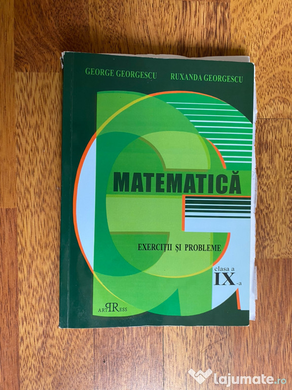 Culgere Matematica George Georgescu Clasa 9 IX Mate