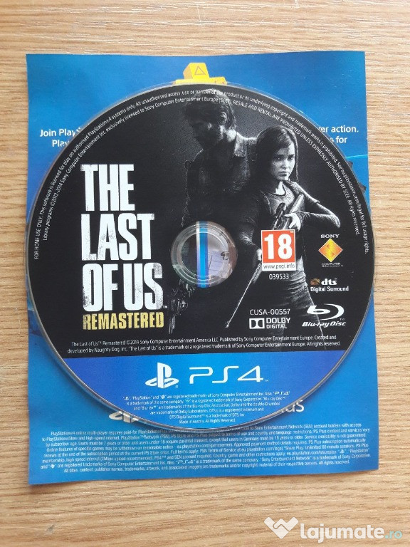 The Last of Us Remastered PS4/PS5