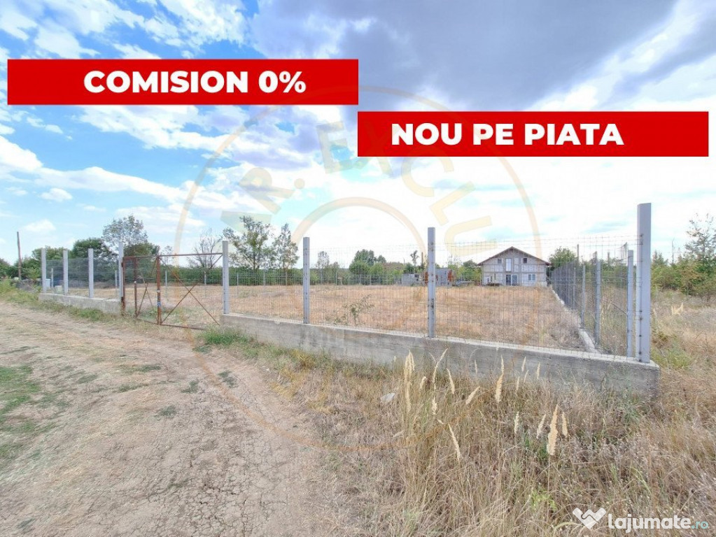 Teren intravilan 748 mp Mosoaia zona Primariei