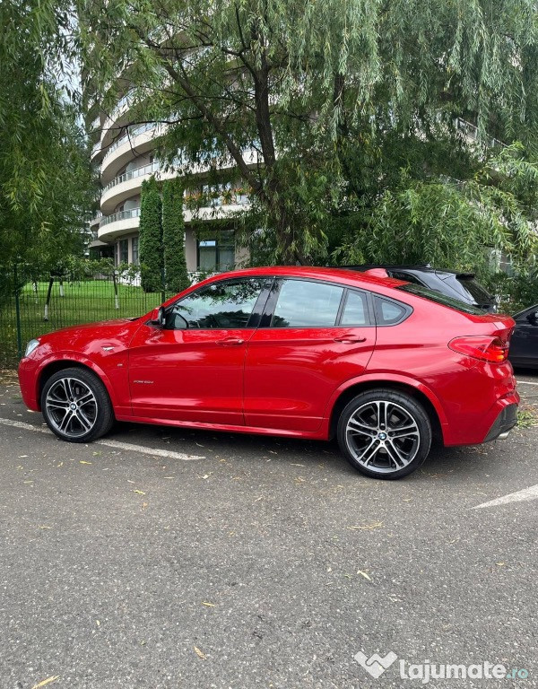 BMW x4 rosu 2017