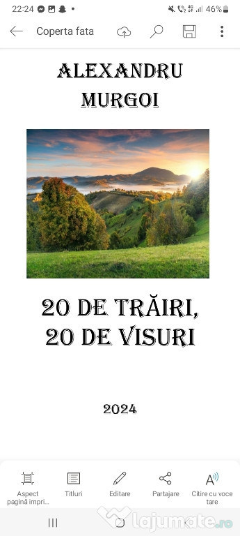 Carte de poezii în grai bănățean