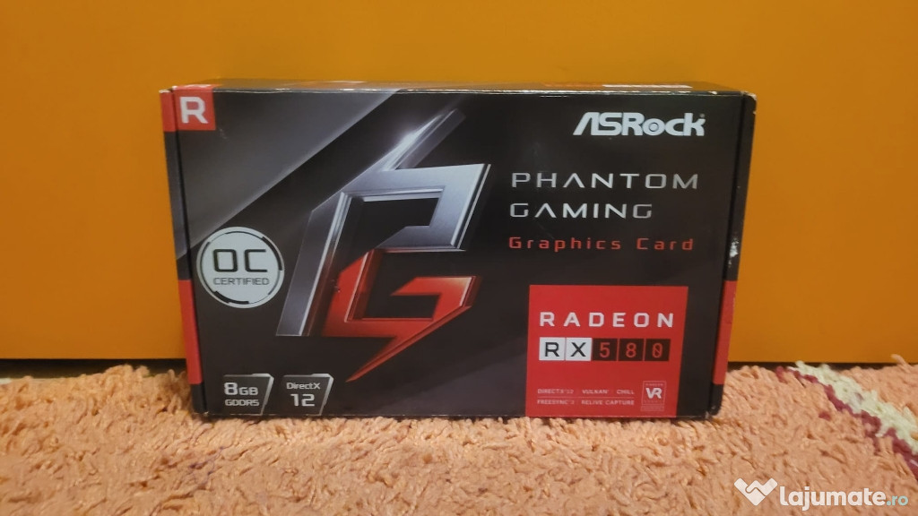 Placa video rx 580