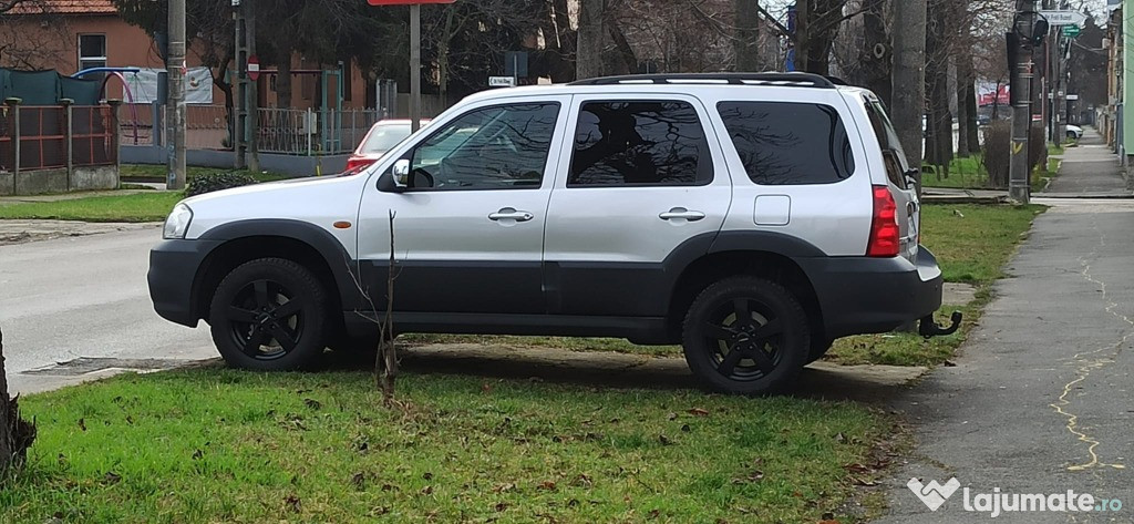 Mazda Tribute 4x4 2005 GPL, ITP nou (ca Ford Maverick), carlig remorca