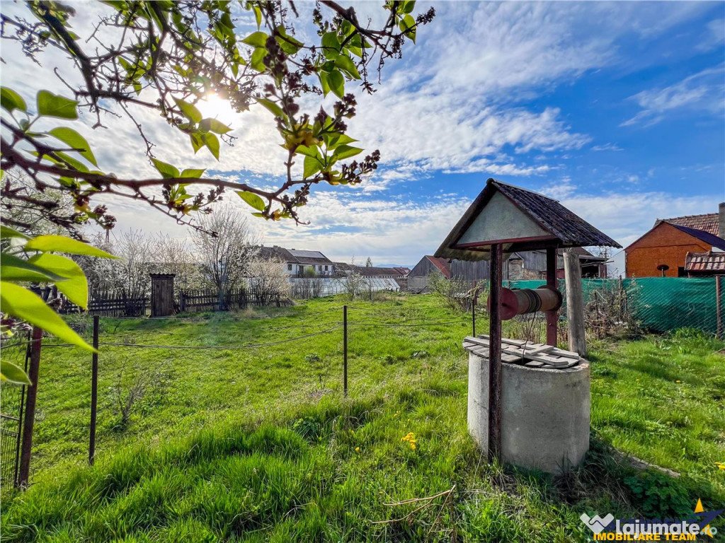 Teren extins de 1600 mp cu casa traditionala in Ilieni, Cent