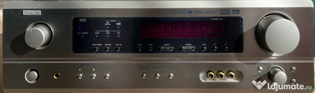 Denon Amplituner AVR-1404 Dolby/DTS Suround receiver cu telecomanda.