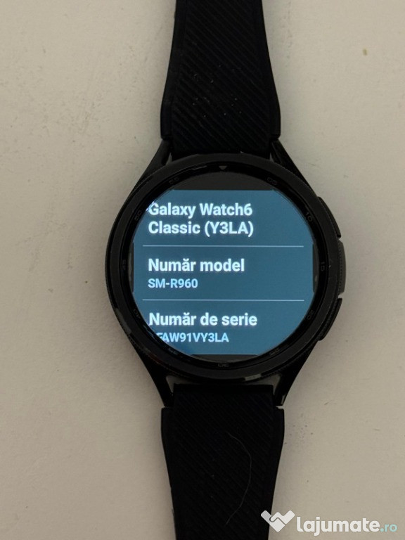 Smartwatch Samsung Galaxy Watch 6 classic, 47mm, negru