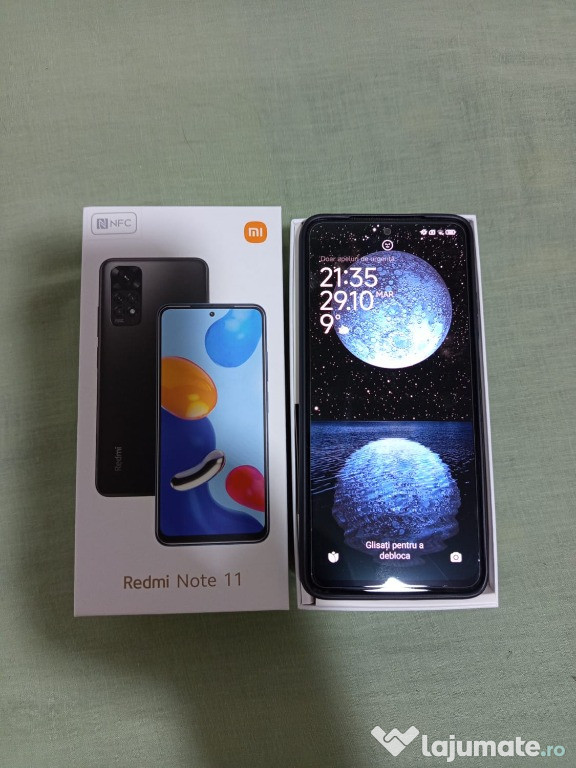 Telefon mobil Xiaomi Redmi Note 11, 4GB RAM, 64GB, Graphite Gray