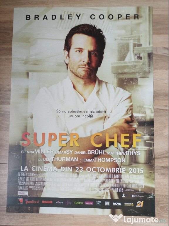 Afis film original cinema Burnt Super Chef Bradley Cooper 2015