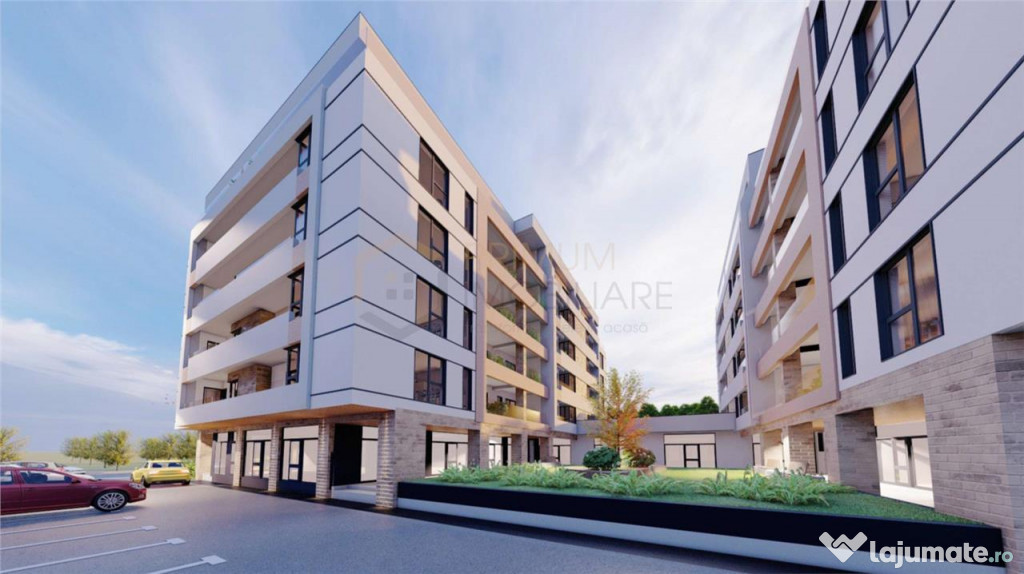 Penthouse modern cu 3 camere, terasa de 53 mp, la etaj retra