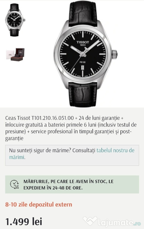 Ceas damă, Tissot, original, nou.