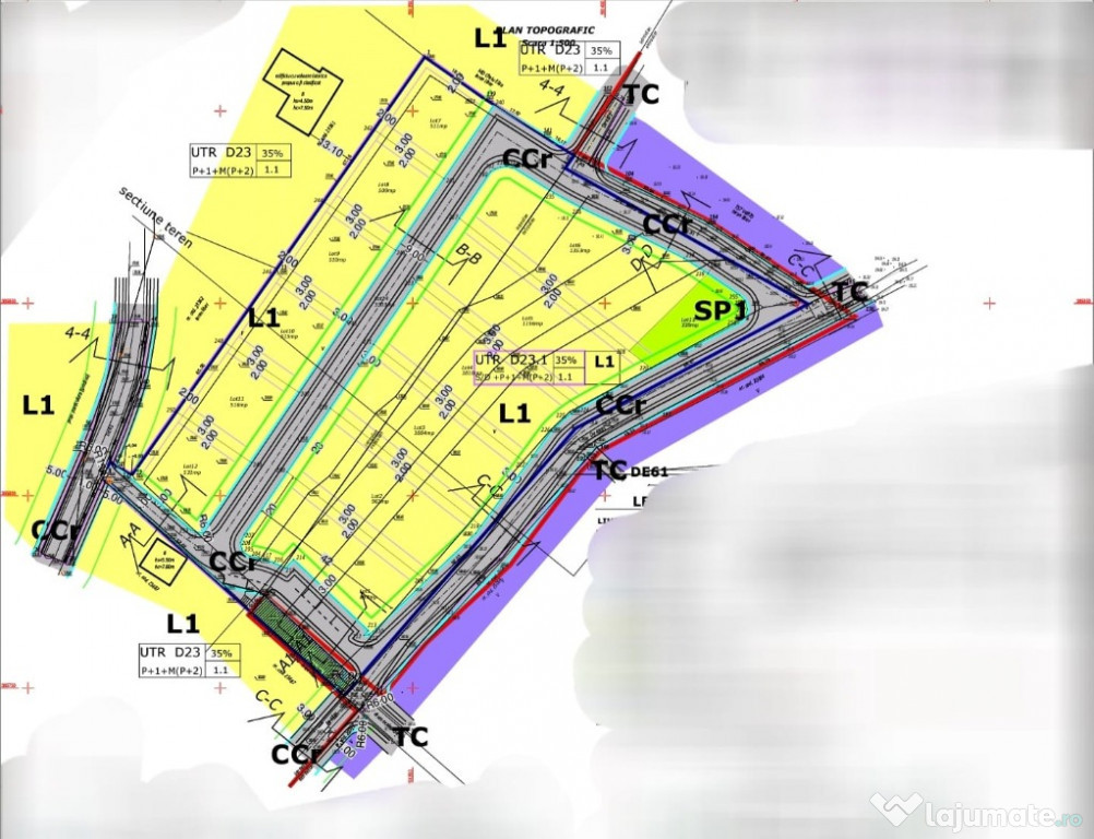 Vând loturi de teren intravilan curti constructii