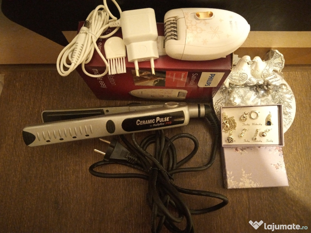 Epilator+placa indreptat parul +cadou