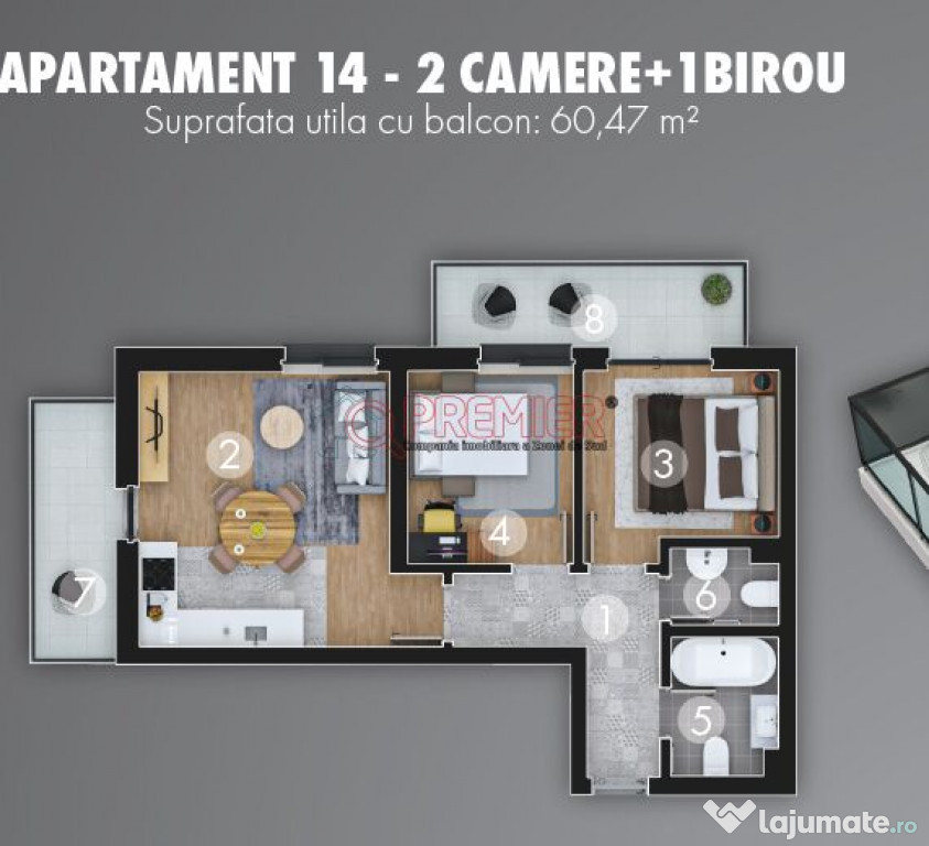 Metrou Berceni - Apartament 3 Camere Modern - Bloc Nou