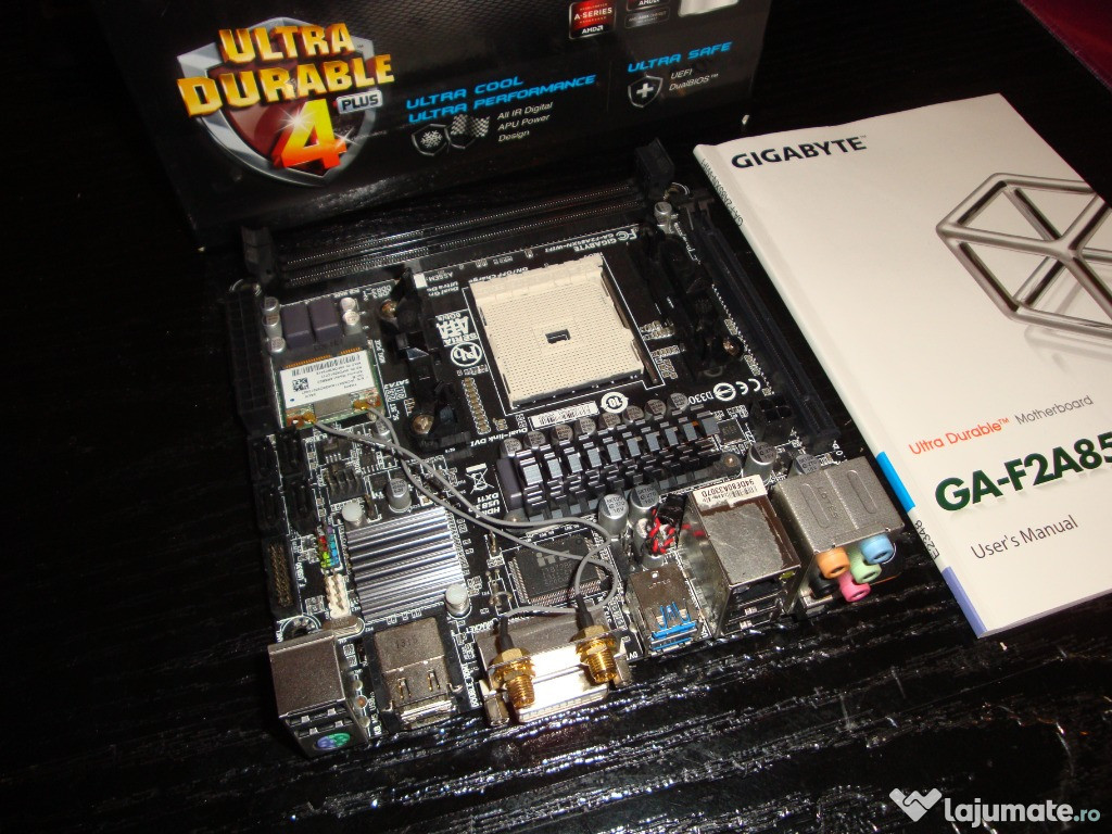 Placa de baza Mini iTx Gigabyte GA-F2A85XN-Wifi FM2 Wifi HDMI USB 3.0