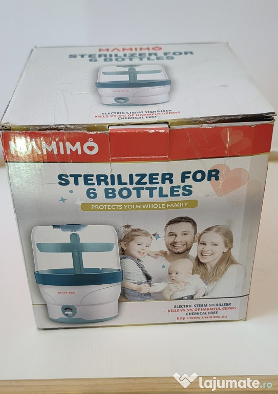 Sterilizator electric pentru 6 biberoane Mamimo