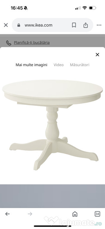 Masa Ikea Ingatorp Noua