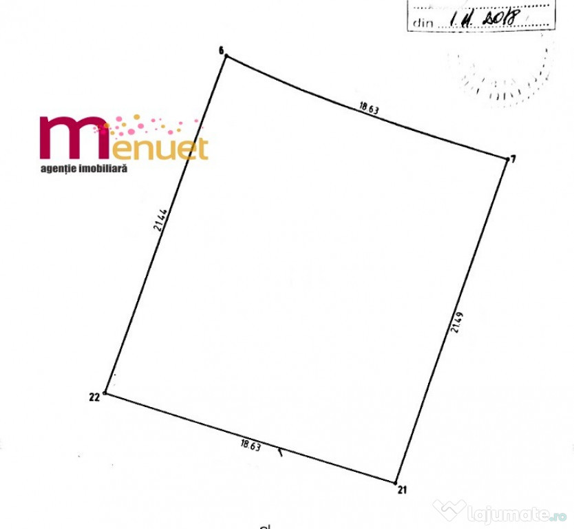 Teren intravilan, str.Prislav , 400 mp