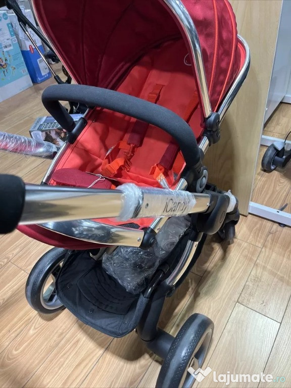 ICandy Peach Chrome Stroller orange