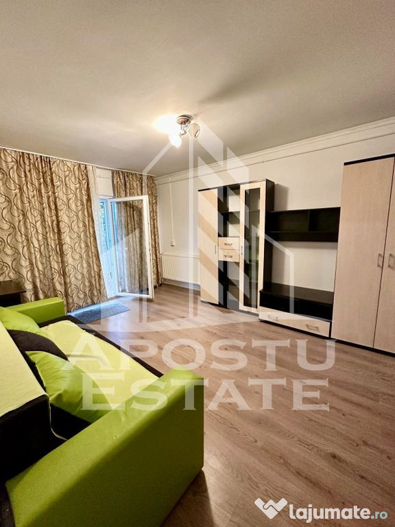 Apartament spatios cu o camera, 37mp, Complexul Studentesc