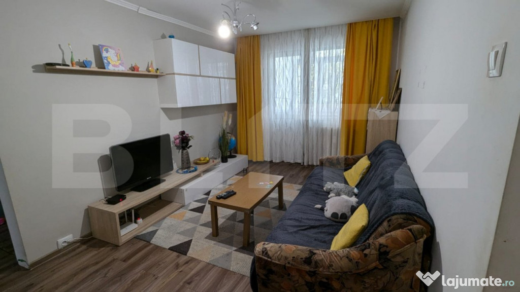 Apartament 3 camere, 54 mp, balcon, zona Alexandru cel Bun