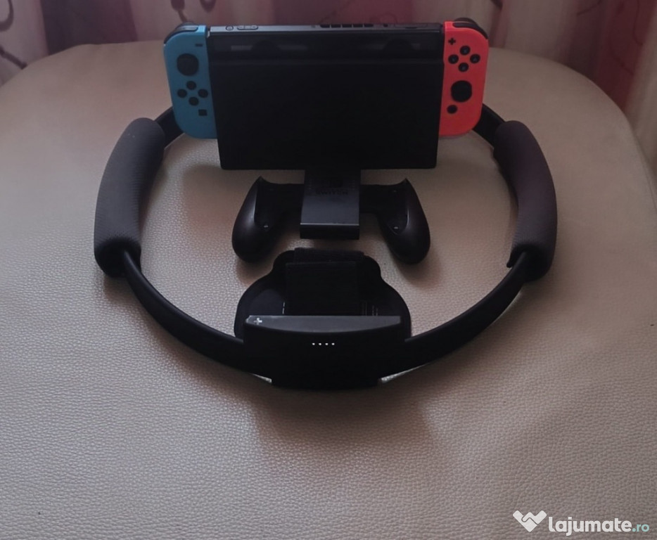 Nintendo switch + ring fit adventure cu accesorii