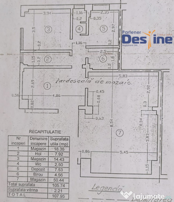 Spatiu comercial 108mp, zona Nicolina