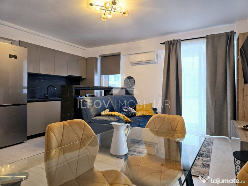 Apartament 2 camere Otopeni, utilat si mobilat, parcare