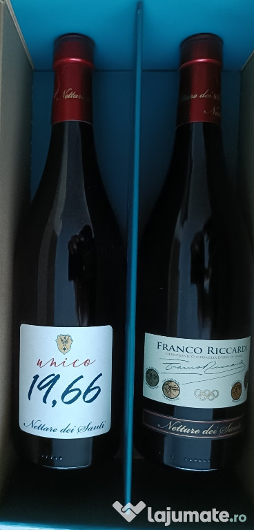 2 sticle de vin roșu nettare dei santi , Italia