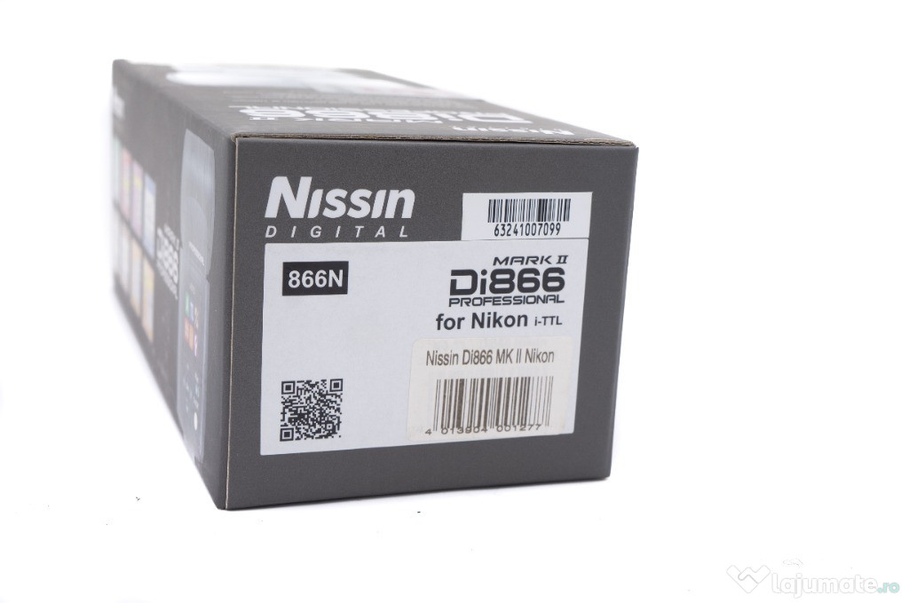 Blit profesional nou si sigilat Nissin Di866 Mark II pt Nikon