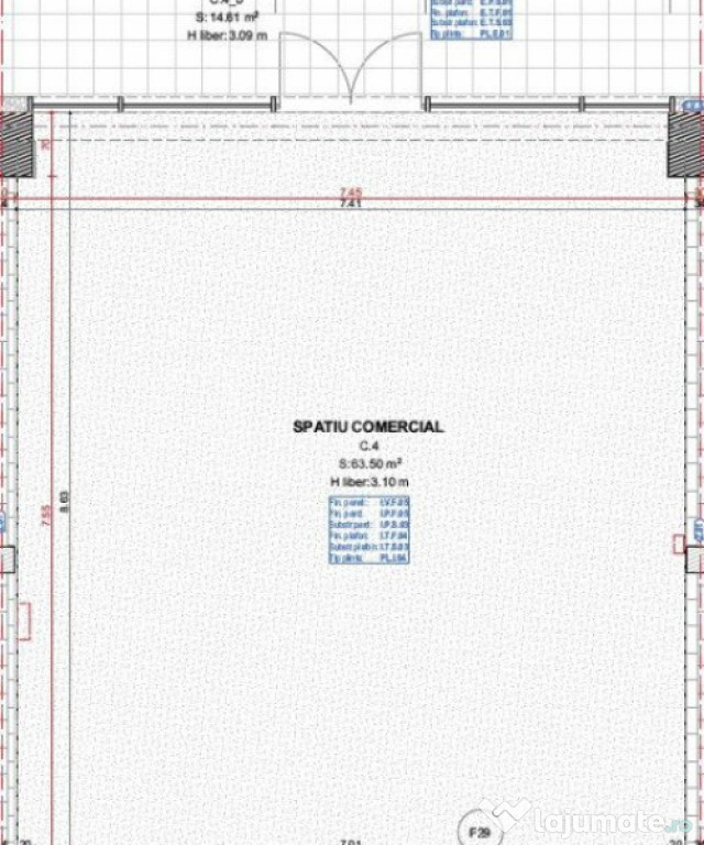 Spatiu Comercial, 63,5 mp, zona Biserica