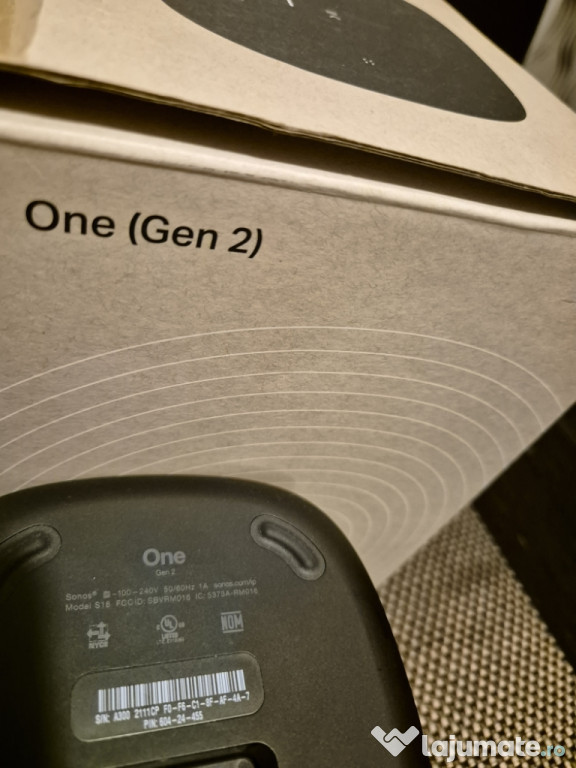 SONOS PlayBase si Sonos One gen2