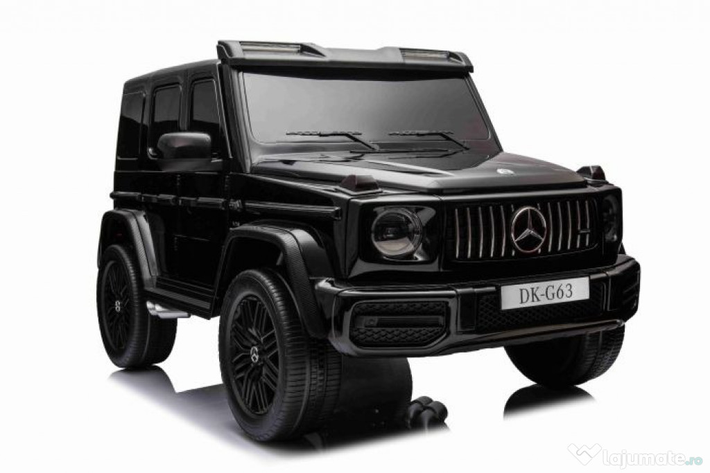 Masinuta electrica pentru 2 copii Mercedes G63 4x 200w 24V, 14Ah, Mp3