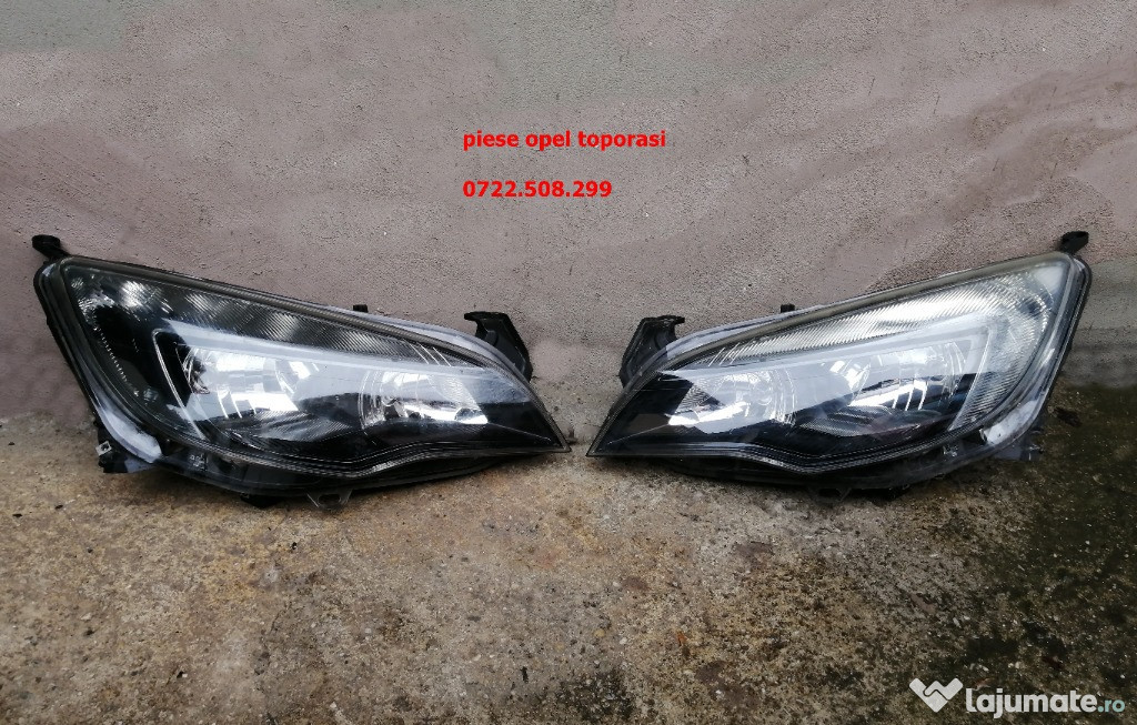 Faruri Opel Astra J fond negru