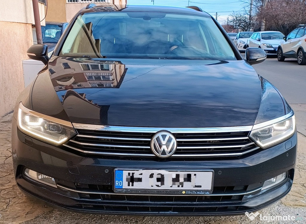 VW Passat B8 Euro 6 Fără AdBlue DSG 2.0Tdi Proprietar din 2019