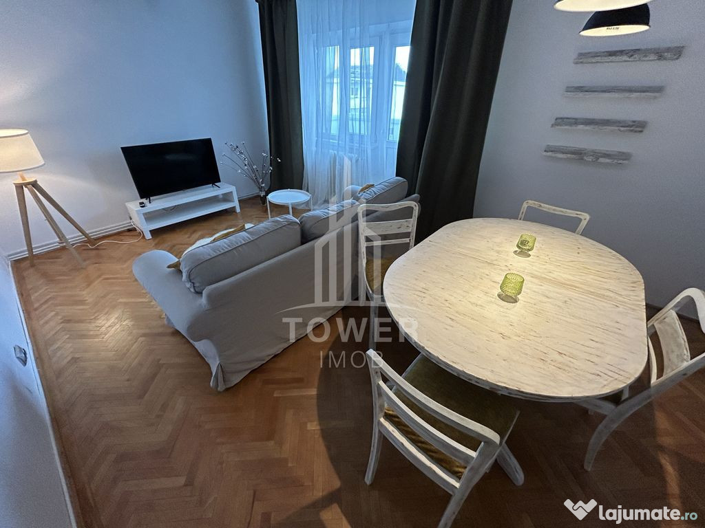 Apartament 2 camere, 2 balcoane de închiriat | Valea Aur...