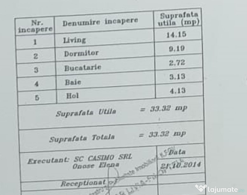 Studio34mp+curte39mp+parcare cota indiv/mob.util/12min me...