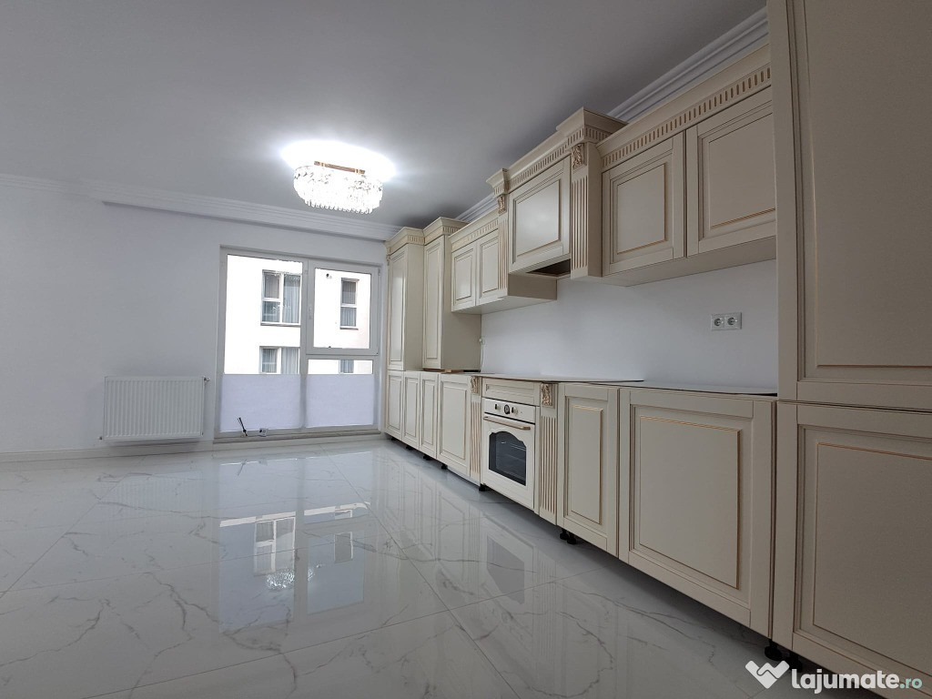 Apartament 3 camere 66 mp, et.1 finisat, mobilier bucatarie Floresti