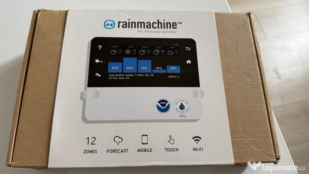 RainMachine Touch HD-12 – Sistem Wi-Fi de Control Irigație