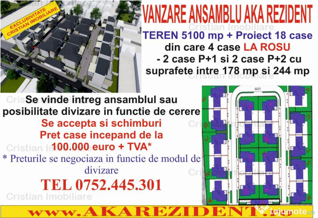 2 Vile P 1 pod, LA ROSU, zona Radu Negru - Buzaului