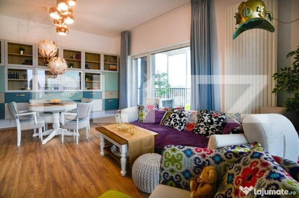 Penthouse 4 camere, 100mp, terasa 93 mp, parcare, Buna ziua