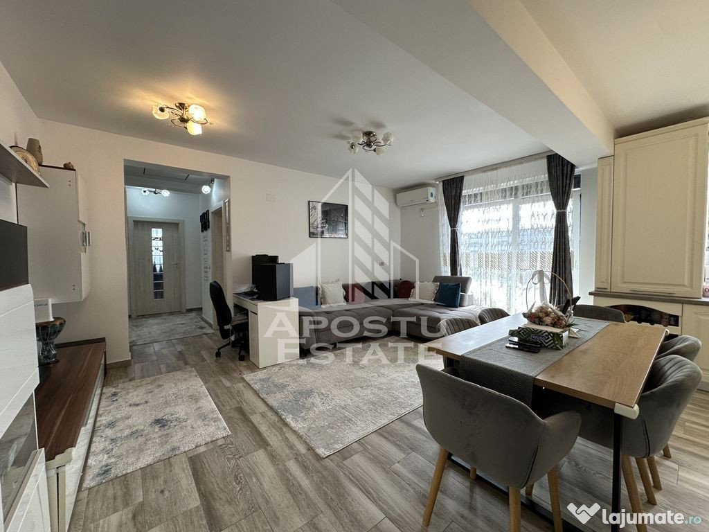 Apartament cu 3 camere complet mobilat si utilat in Giroc...