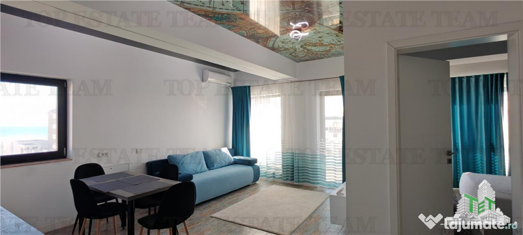 Apartament 2 camere, cu vedere la mare, mobilatutilat, incal
