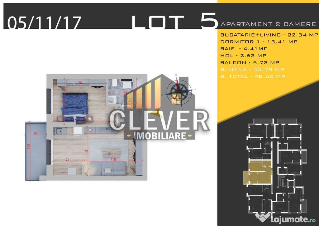 Apartament 2 camere Titan Sector 3 Metrou Nicolae Teclu
