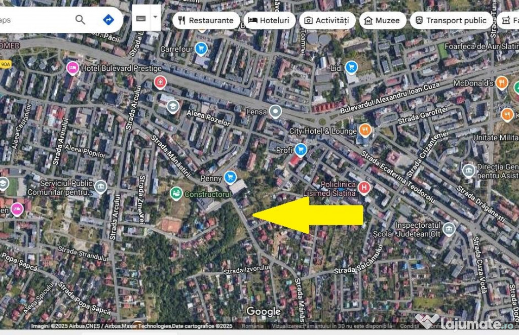 Parcele teren intravilan,cca 400 mp, str.Manastirii,zona ultracentrala