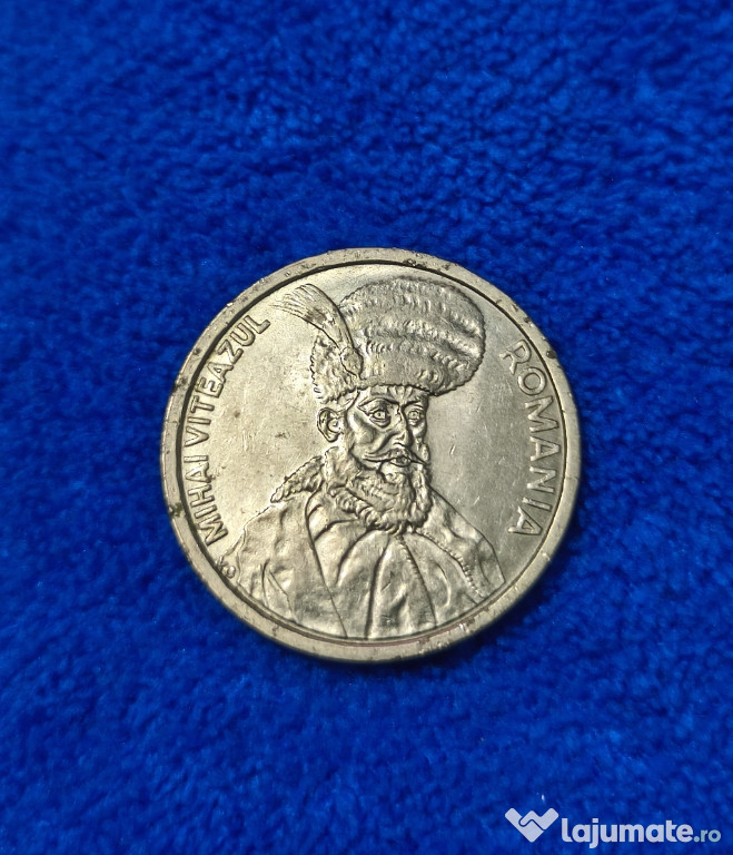 Moneda 100 lei 1992 Mihai Viteazul.
