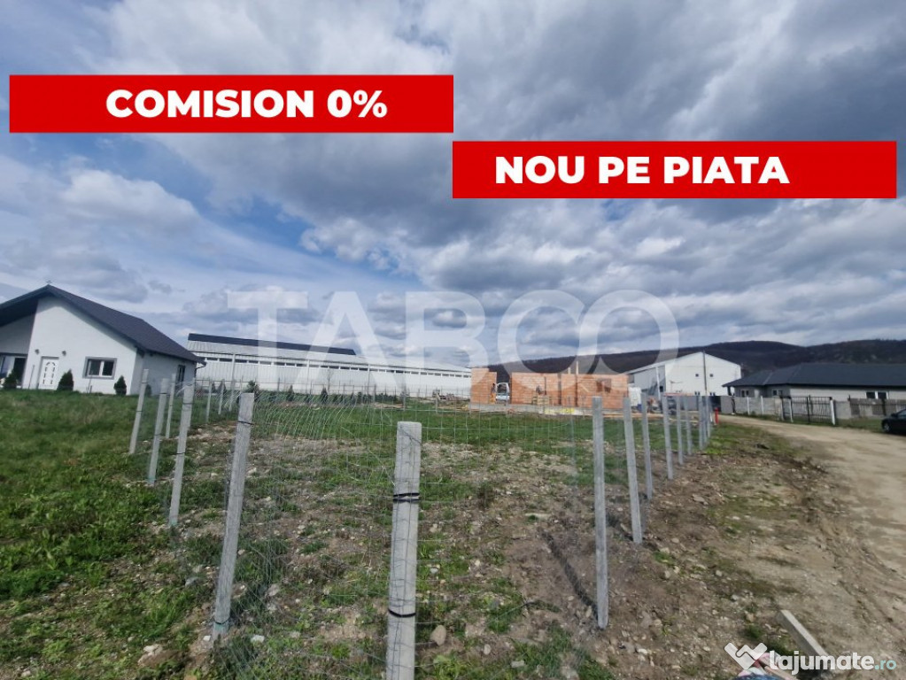 Teren intravilan de 464 mp pentru constructie casa Talmaciu