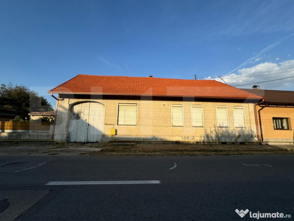 Casă individuală cu moară, 5 camere, 1200mp teren, Vintu